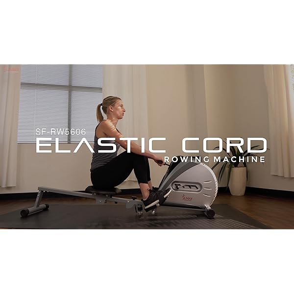 Sunny Health & Fitness Rowing Machine Rower Ergometer with Digital Monitor, Inclined Slide Rail, 220 LB Max Weight and Foldable - SF-RW5606 - Image 8