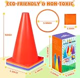Alyoen 31 PCS 3 in 1 Bean Bag Ring Toss Cones Outdoor Carnival Game Set view 4