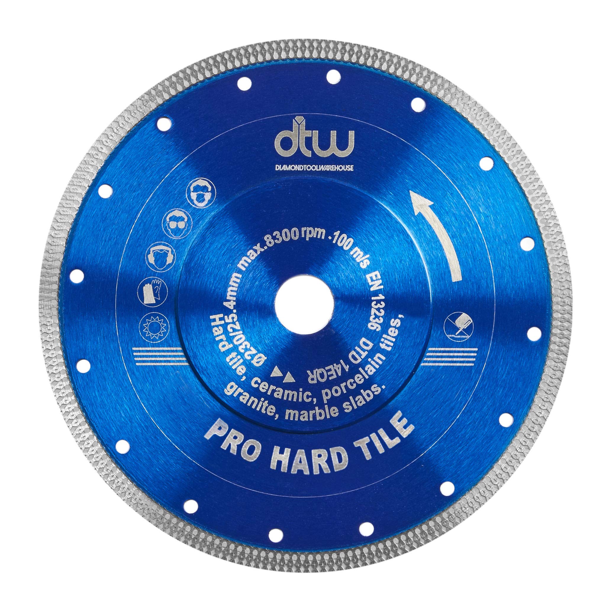 DTW Pro Hard Tile Diamond Blade 230mm x 20mm