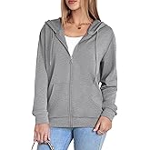 Witsmile Womens Zip Up Hoodies Long Sleeve Hooded Sweatshirts Lightweight Fall Fashion Clothes Casual Trendy Jacket