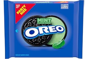 OREO Mint Creme Chocolate Sandwich Cookies, Party Size, 24.95 oz