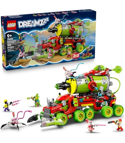 Amazon.com: LEGO 71460 DREAMZzz Space Bus M Oz Set : Toys & Games