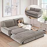 Lyngins Queen Size Sleeper Sofa Bed, 73.2 Inch Pull