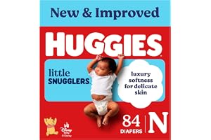 Huggies Little Snugglers Newborn Diapers, 84 Count