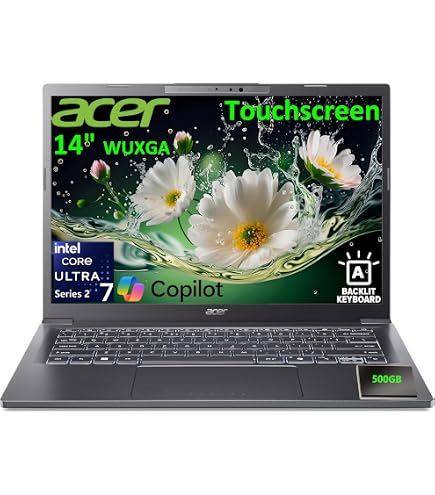 Amazon.com: Acer Aspire 14 Laptop Computer, Intel Core Ultra 7