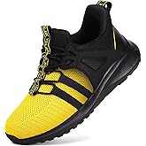 YOLARK Boys Girls Sneakers for Kids Non-Slip Tennis Shoes Fashion Lightweight Breathable Running Sport Athletic