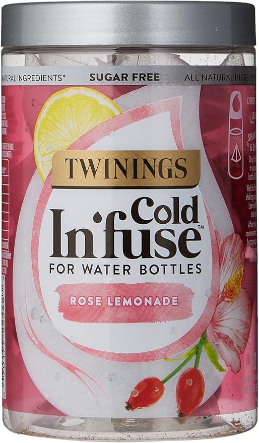 Twinings Cold Infuse for Water Bottles Rose Lemonade, 30g Amazon.co.uk