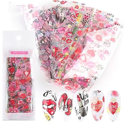 MiaoWu 10 Sheets Holographic Nail Foil Transfer Qatar | Ubuy