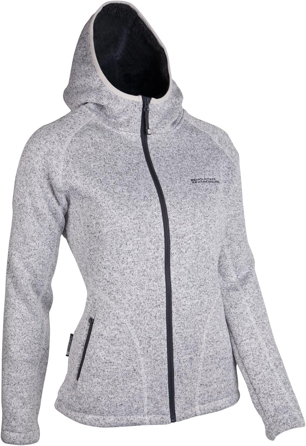 nevis womens fur lined hoodie