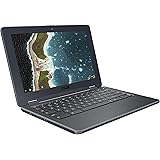 ASUS C213NA-BU0033-OSS 11.6 Inch HD Chromebook - (Grey/Dark Grey) (Intel Celeron N3350 Processor, 4 GB RAM, 32 GB eMMC, Chrome OS)