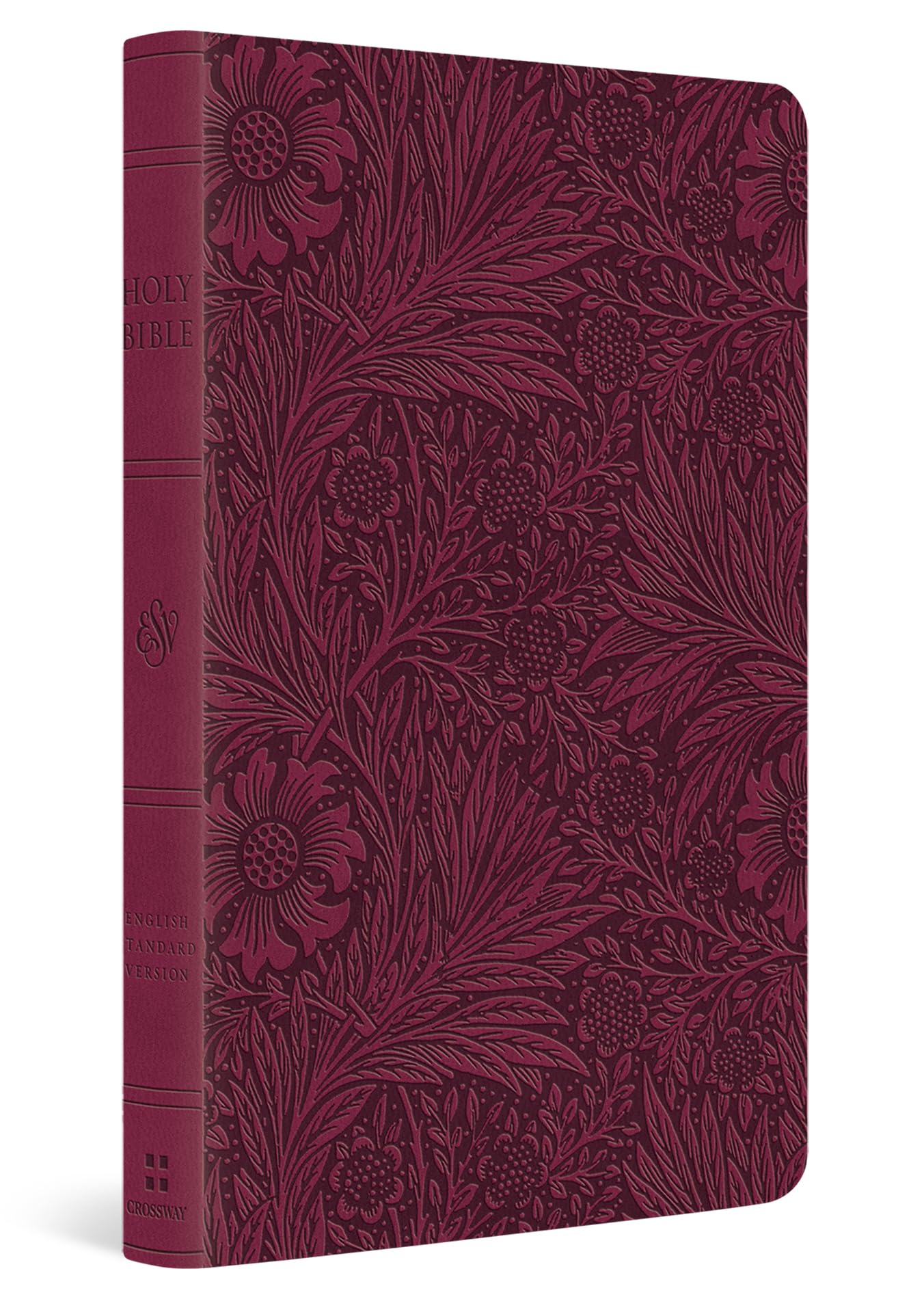 ESV Large Print Value Thinline Bible (TruTone, Raspberry, Floral Design): Holy Bible, English Standard Version