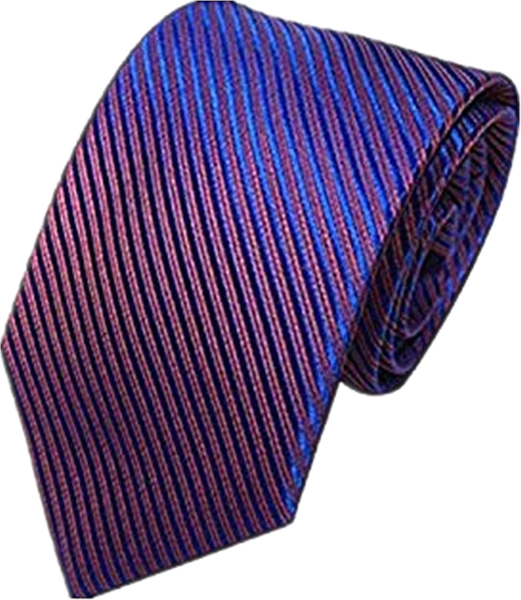Unisex Novelty Men's Striped Plaid Dress Hand Tie Classic Jacquard Woven Necktie Tie Party Wedding Formal Business Tie