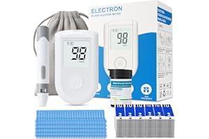 CAKRNPS Blood Glucose Monitor Kit - No Coding Glucose Meter with 50 Strips & 50 Lancets, Pain-Free Diabetic Test Kit for Home Use - Accurate Blood Sugar Testing for Adults & Seniors