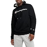 Champion Men
s Fleece Script Logo Hoodie (Reg. Or Big 
Tall)