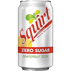 Squirt Zero Sugar Grapefruit Soda, 12 fl oz