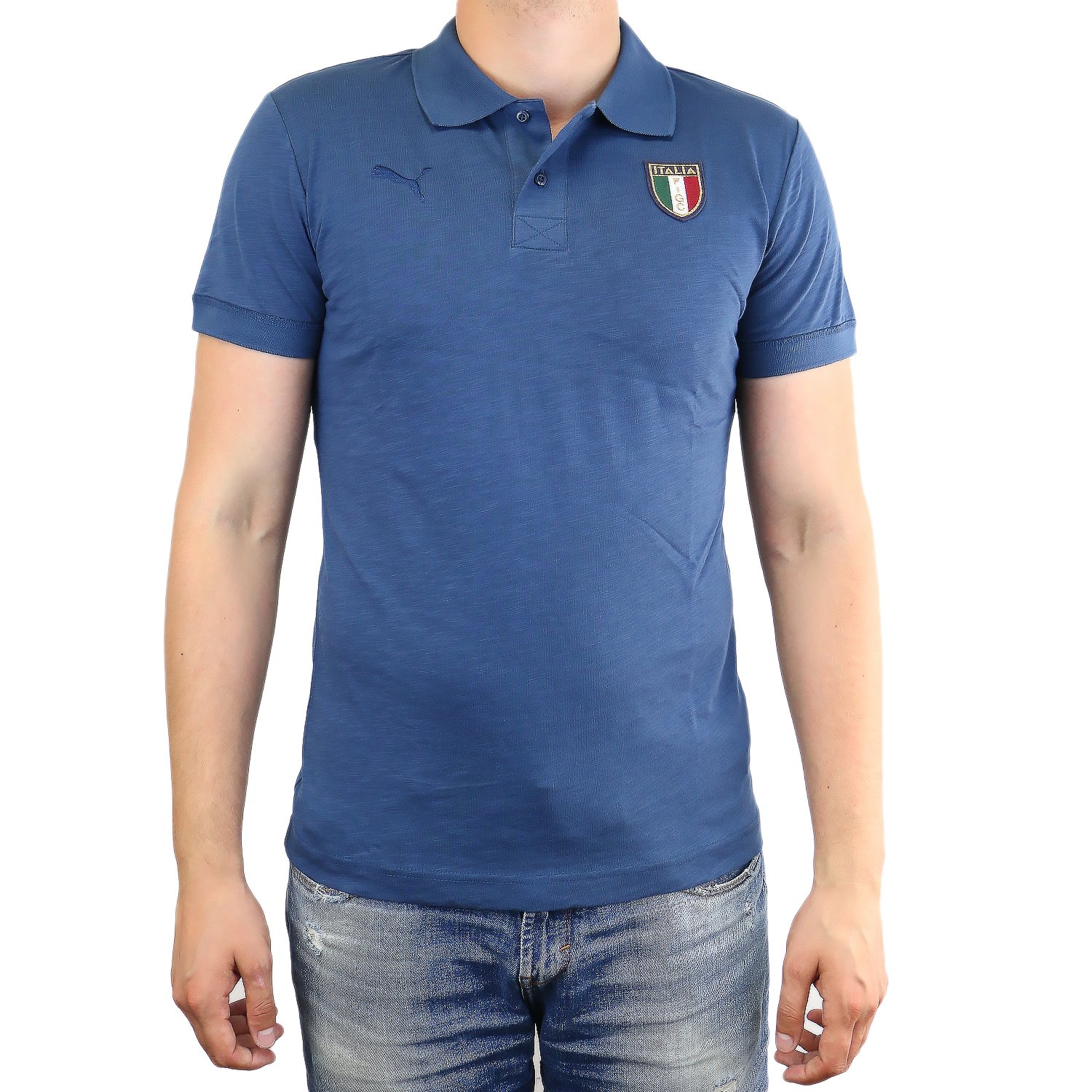 Puma Men's FIGC Italia Azzurri Polo