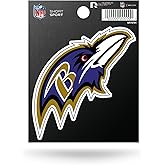 Rico Industries NFL Baltimore Ravens Die Cut Team Logo Short Sport Sticker