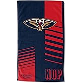 Northwest NBA New Orleans Pelicans Oversized Microfiber Beach Towel, 40 x 72 Inches – Quick Dry, Sand Resistant, Lightweight, Highly Absorbent, Riser Design