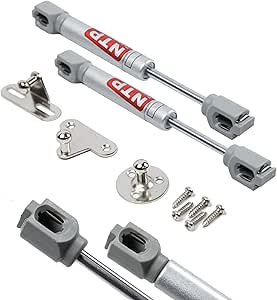 4 Amortiguadores de Gas, Potencia de 50N, 60N, 80N, 100N, 120N y 150N