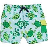 Mud Pie Boys Boys Turtle Swim Trunks