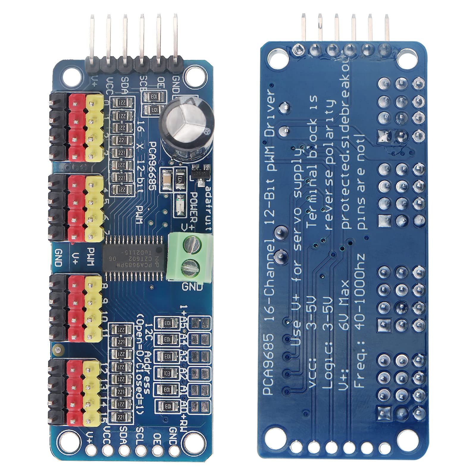 Mua PCA9685 16 Channel PWM Servo Motor Driver 12-Bit IIC Module for ...