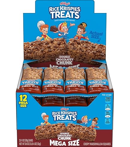Amazon.com: Kellogg's Variety Rice Krispies Treats 60Count (2.925