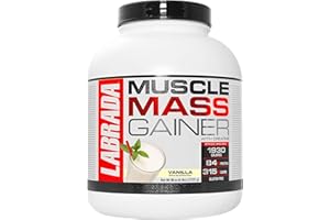 Labrada Nutrition Muscle Mass Gainer, Vanilla, 6 Pound (Packaging may Vary)
