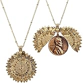 Sunflower Year To Remember Lucky Penny 1963 Necklace Coin Jewelry