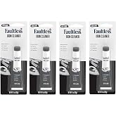Faultless Hot Iron Cleaner, Non-Toxic Steam Iron Cleaner, Removes Melted Fabrics, Glue, Hard Water, Lime Deposits &amp; Starch (1 oz) (4 Pack)