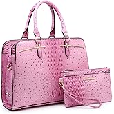 Women Handbag Wallet Tote Shoulder Hobo Bag Top Handle Satchel Purse Set 2pcs with 3 Compartments