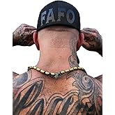 FAFO Black ON Black Back Style Stretch FIT HAT