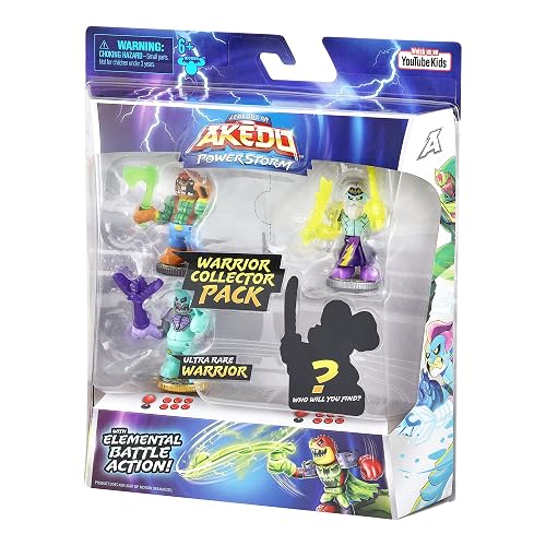 Legends of Akedo Powerstorm Warrior Collector Pack 4 Mini Battling