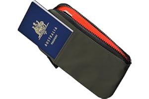 ALPAKA Zip Travel Wallet - Store Your Travel Accessories Efficiently - 3 Internal Pockets For Your Passport and More - 2 Card Slots - Made From Recycled and RFID-Protective Material