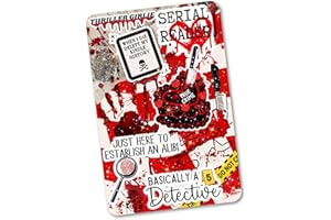 APPALACHIAN ARTISANS True Crime Kindle Insert | Bookish Murder Mystery Kindle Stickers | Thriller Horror Booktok Stickers Clear Case Insert | Book Gifts (Kindle 11th Generation PAPERWHITE 6.8")