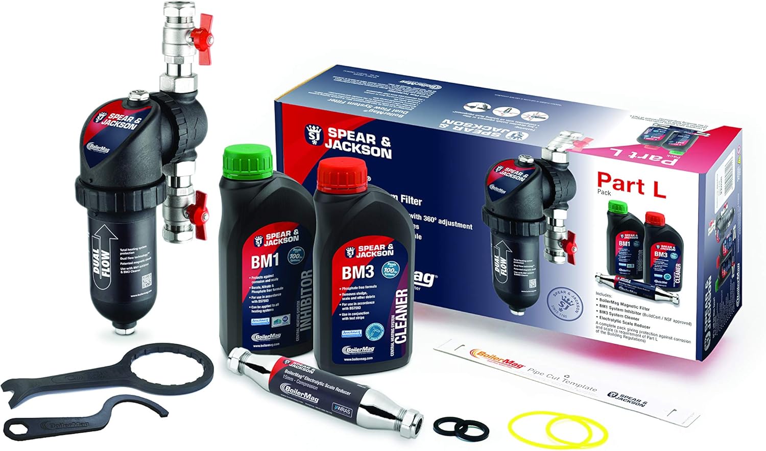 Boilermag Heating System Filter Part L Pack, 22 mm Amazon.co