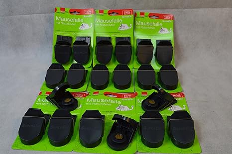 20 Stück (10X2) Mäusefalle Schlagfalle Mausefalle SUPER-CAT Mäusefallen Falle