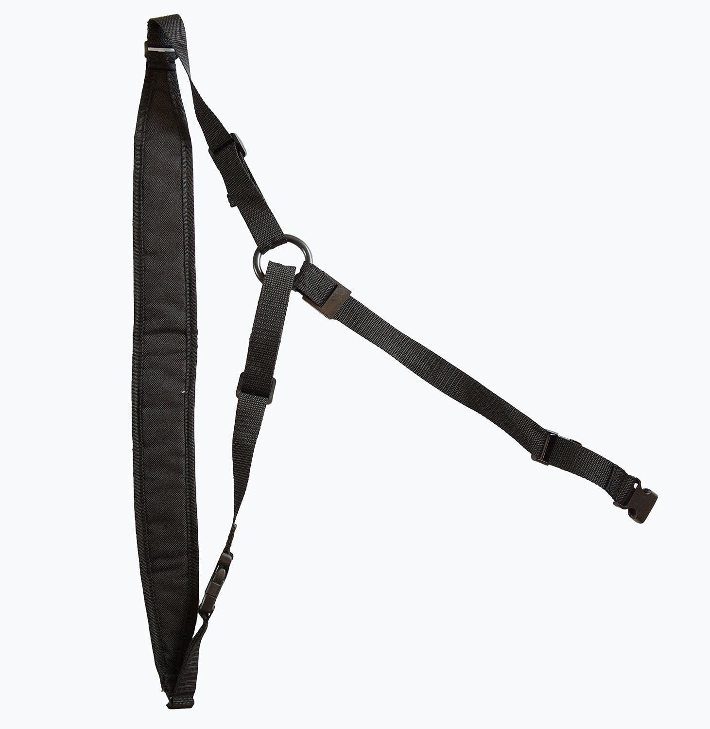 ProtectorTech HD Metal Detector Sling Harness - also suitable for Brush Cutter Trimmer Lawn Mower, Black