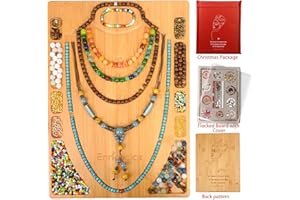 Enrichoice Bamboo Combo Beading Board for Necklace Design Board Jewelry Design Beading Mats