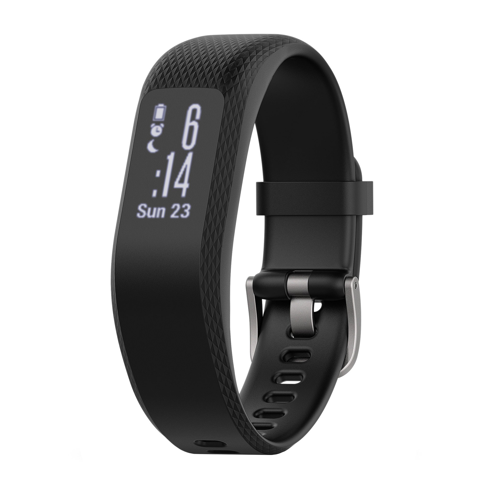 Garmin vívosmart 3, Fitness/Activity Tracker with Smart Notifications and Heart Rate Monitoring, Black ,Small-Medium