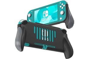 Grip for Nitendo Switch Lite, JUSPRO Ergonomic Comfort Handheld Protective Gaming Case Portable Cover Accessories Compatible 