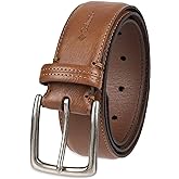 Columbia mens Casual Everyday Leather Belt – Jeans, Chinos and Daily Wear