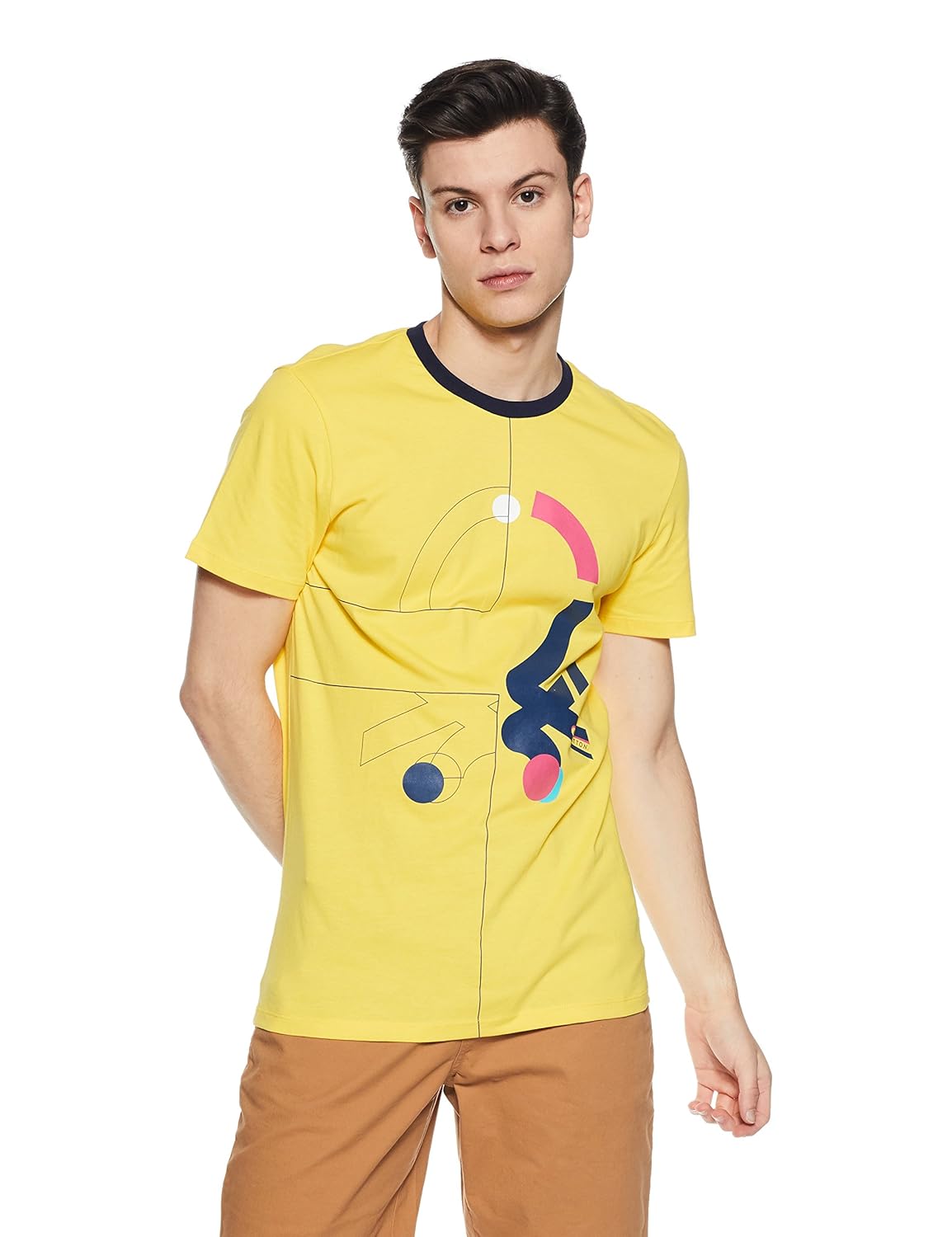united colors of benetton men's printed regular fit t-shirt
