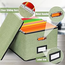 EOOUT 1 Pack File Organizer Box File Filing Box