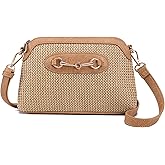Jonvikki Summer Purse Faux Straw Crossbody Bags for Women Woven Travel Hawaiian Beach Cruise Essentials