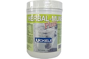 Uckele Herbal-Mune Plus Horse Supplement - Immune Support for Horses - Equine Vitamin & Mineral Supplement - 2 pound (lb)