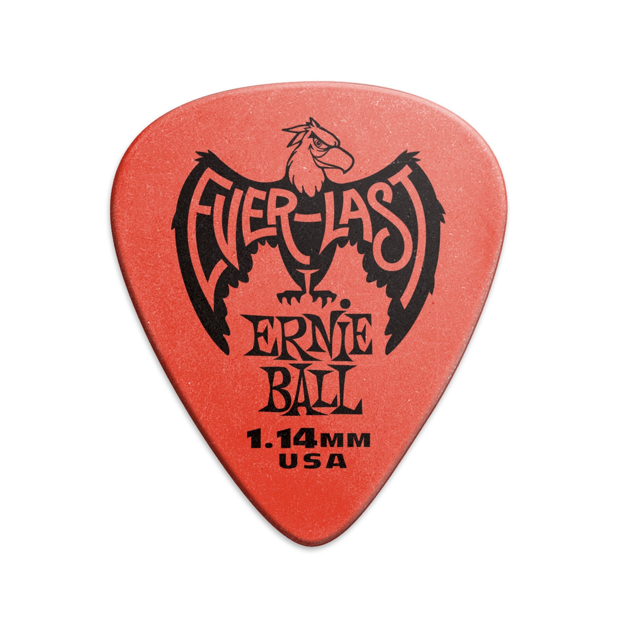 Ernie Ball 1.14 mm Red Everlast Picks 12-pack