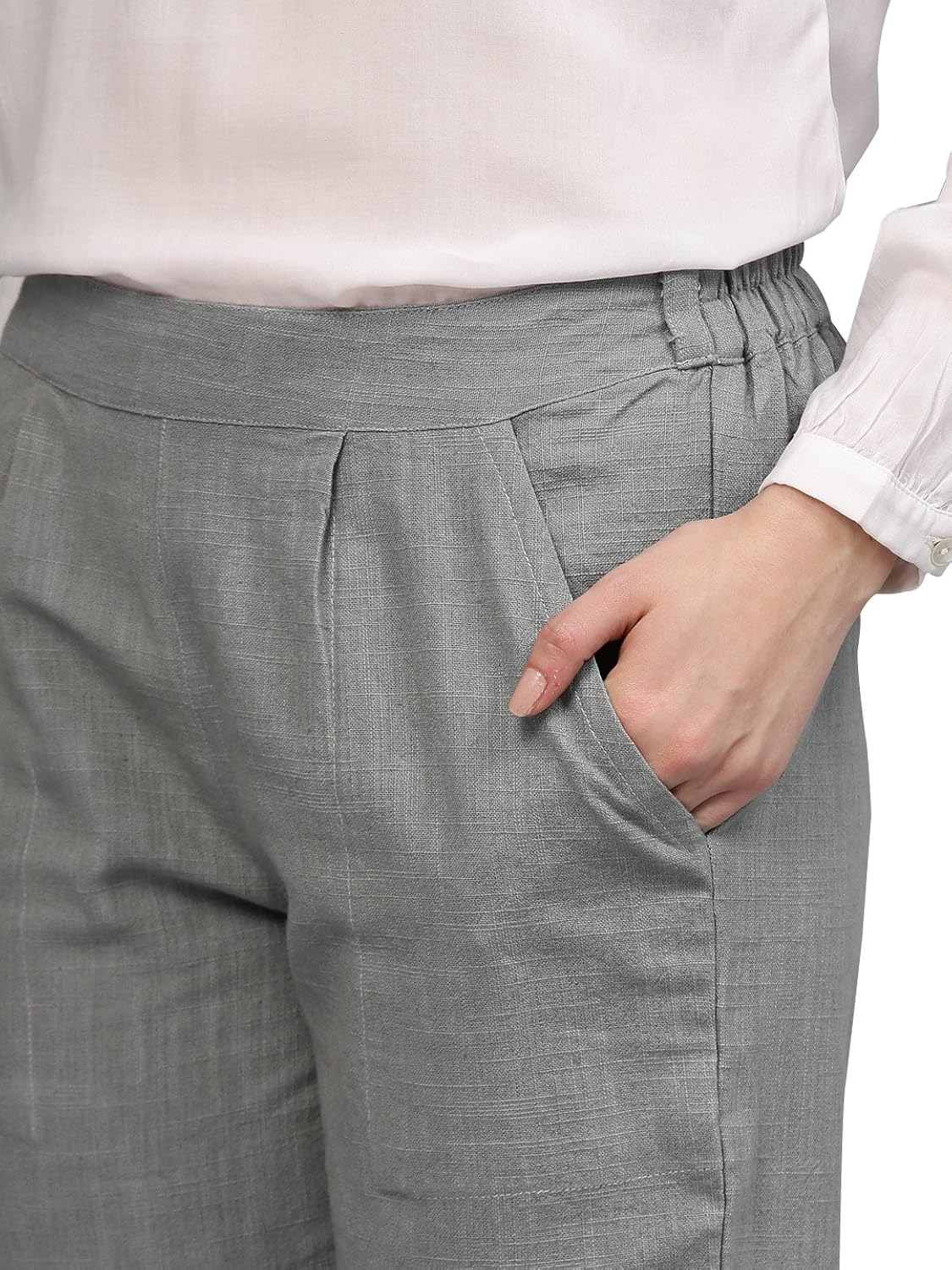 jaipur kurti women's regular fit cotton pant