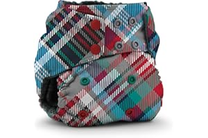 Kanga Care Rumparooz G2 OBV Cloth Diaper Reusable One Size Pocket Diaper with Patented Inner Double Gusset 2 pcs Bamboo Rayon Insert Soaker | Billy (6-40+ lbs)