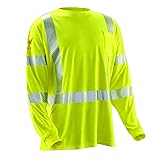 DRIFIRE Strongknit FR Long Sleeve Hi-Vis T-Shirt, Flame Resistant, CAT 2, Class 3