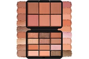 KYDA 18 Colors Face Makeup Palette, All-In-One Palette Include Highlighter Bronzer Blush and Eyeshadow, Face Cosmetics Gifts 
